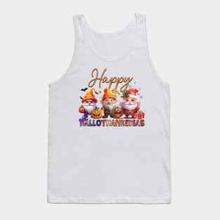 Happy Hallothanksmas Gnomes #2 Tank Top